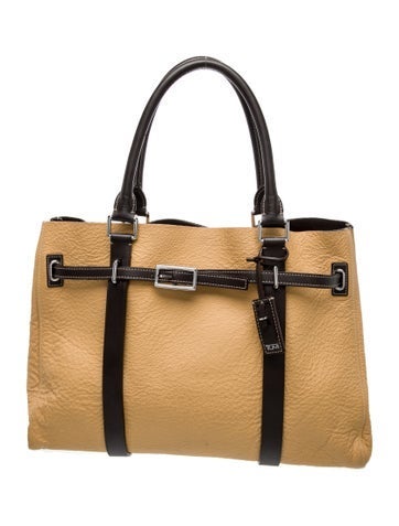 Leather Top Handle Bag