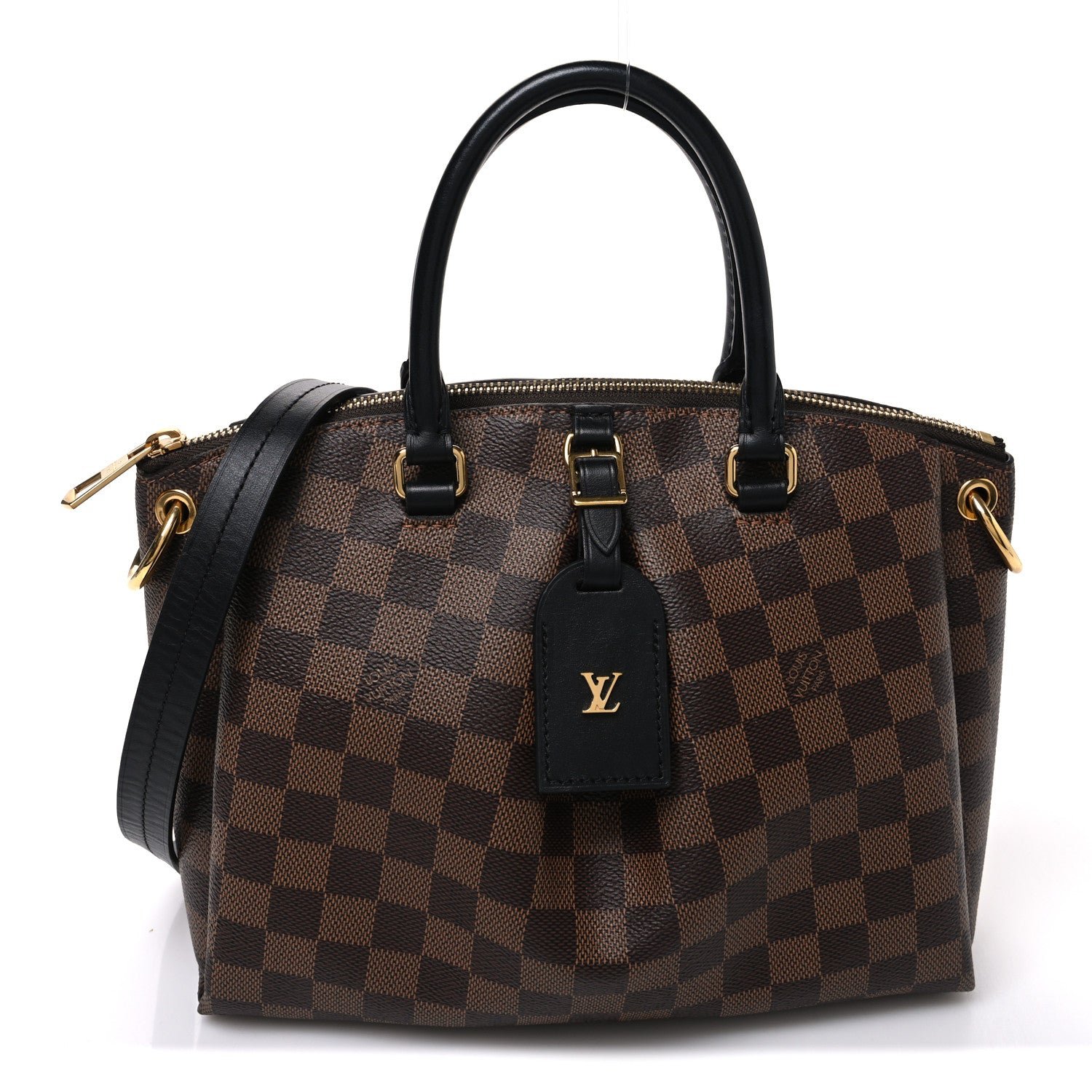 Louis Vuitton Louis Vuitton Damier Ebene Odeon Tote PM Black