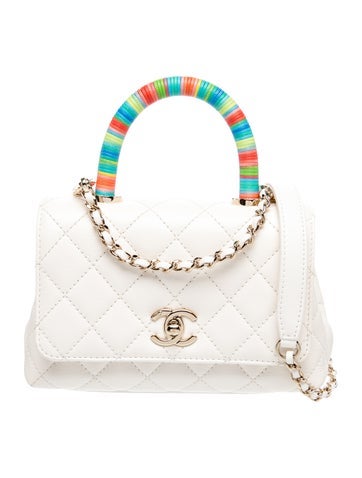 Extra Mini Rainbow Coco Handle Bag