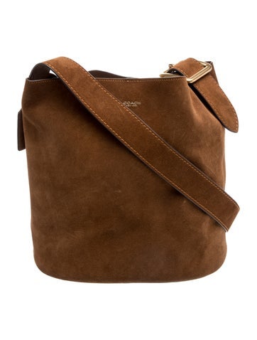 Suede Messenger Bag