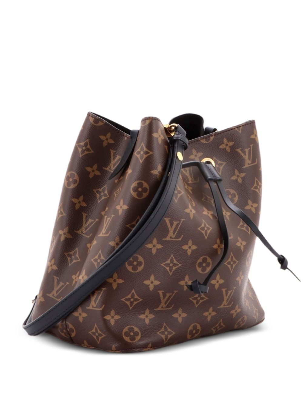 NeoNoe Handbag Monogram Canvas with Leather MM bucket bag