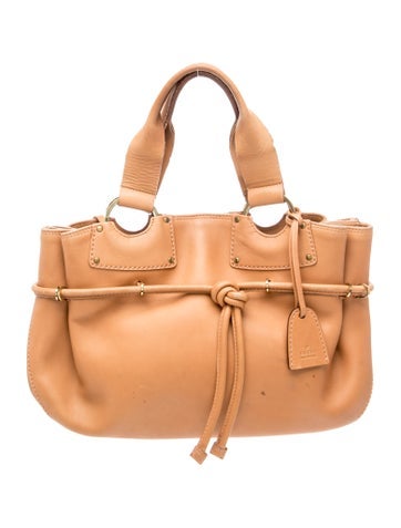 Leather Top Handle Bag