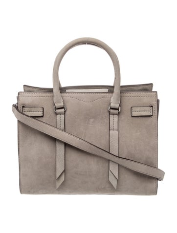 Suede Top Handle Bag