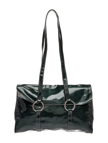 Prada Spazzolato Leather Shoulder Bag Vintage