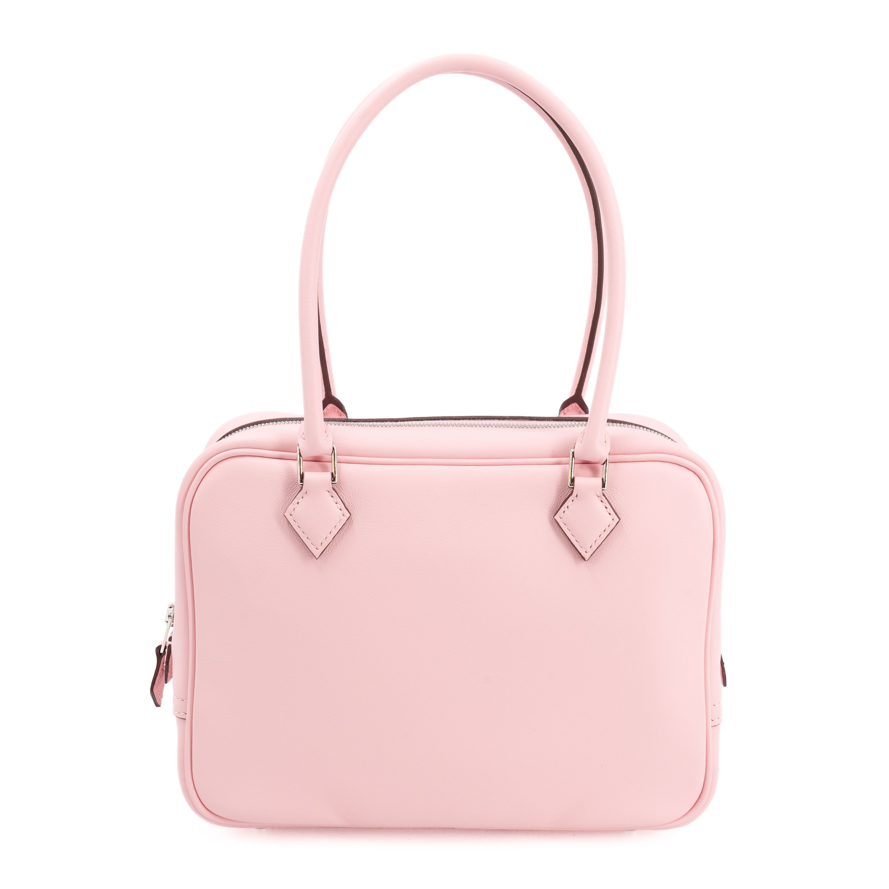 Unused ( Rank NS ) HERMÈS Plume Mini Rose Sakura (3Q) Swift Palladium hardware K (2025)