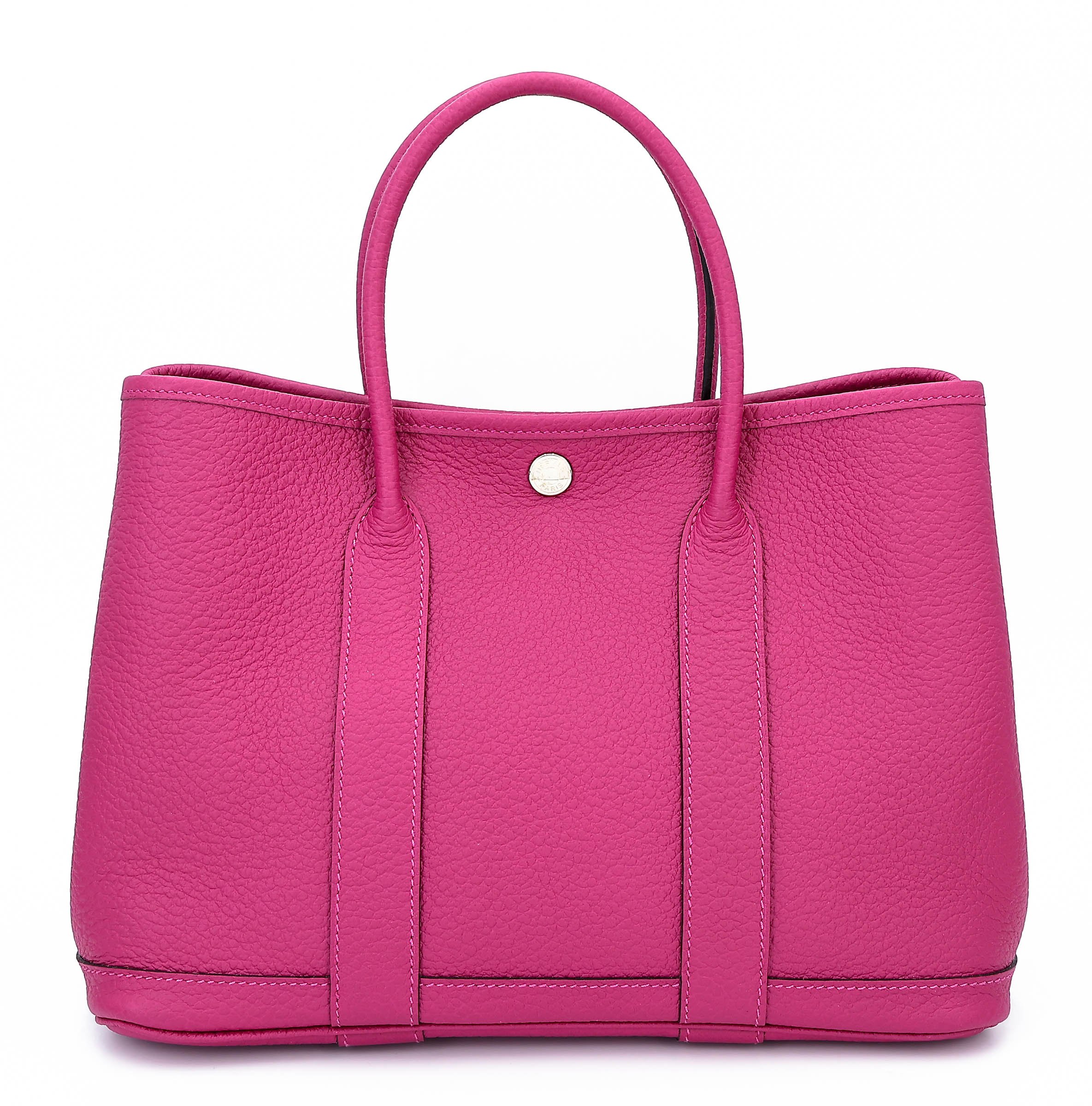 Excellent ( Rank SA ) HERMÈS Garden Party TPM Rose Purple (L3) Negonda Palladium hardware C (2018)