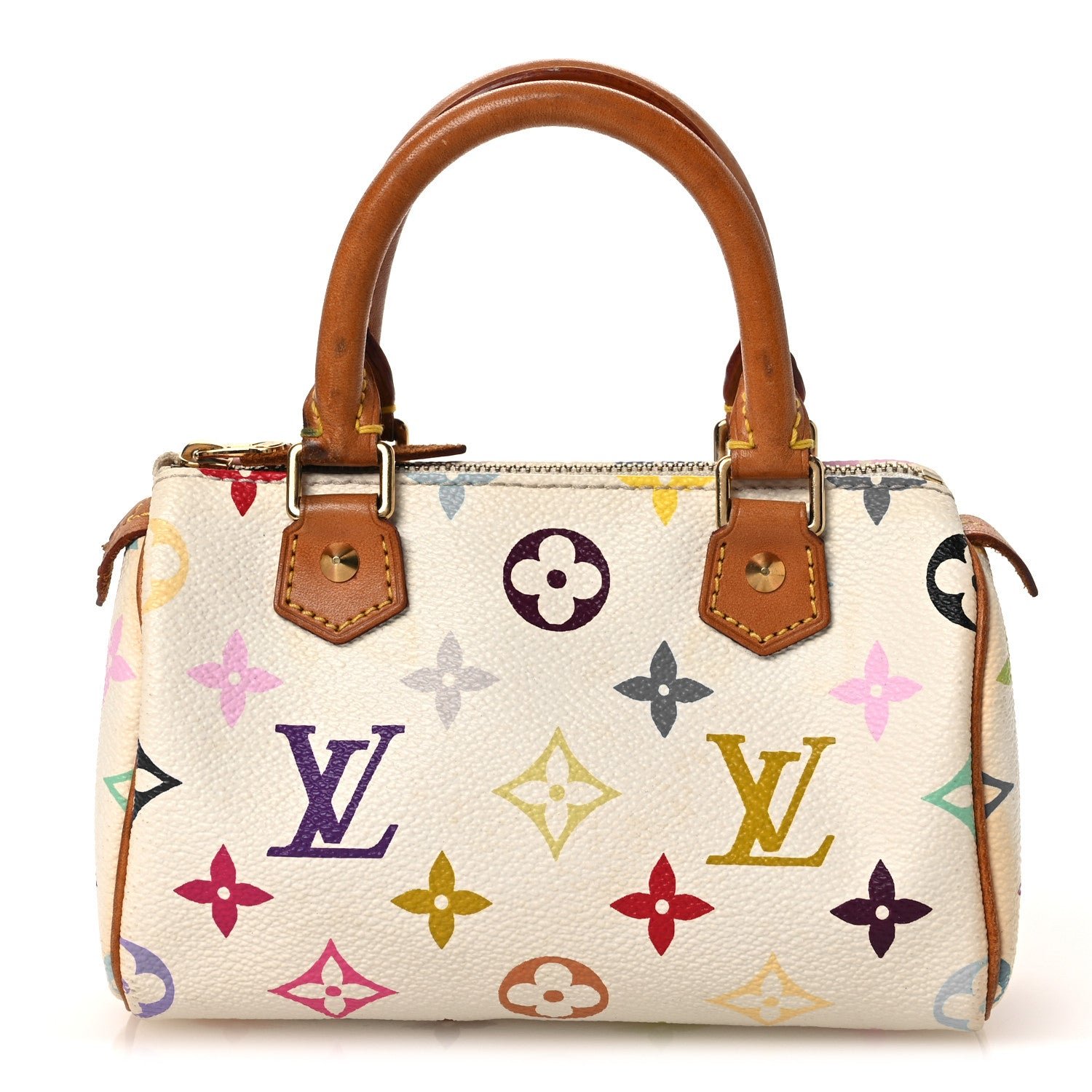 Louis Vuitton Monogram Multicolor Mini Sac HL Speedy White