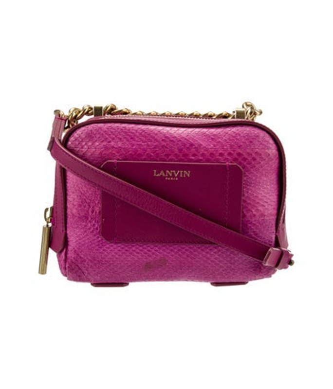 Lanvin Snakeskin Crossbody Bag