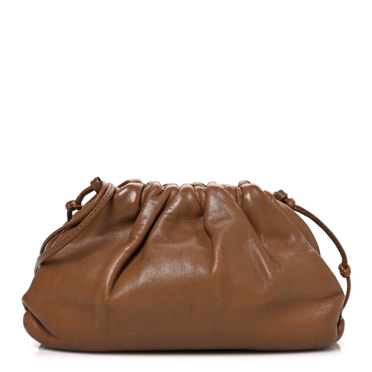 Bottega Veneta Butter Calfskin The Mini Pouch Camel