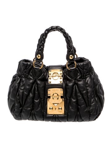 Leather Top Handle Bag