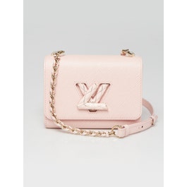 Louis Vuitton Louis Vuitton Rose Jasmin Epi Leather  Enamel Wave Twist PM Bag