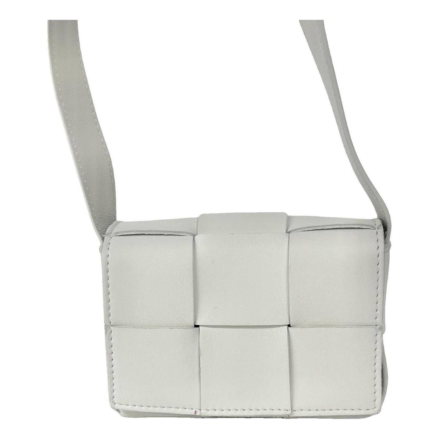 Cassette leather handbag