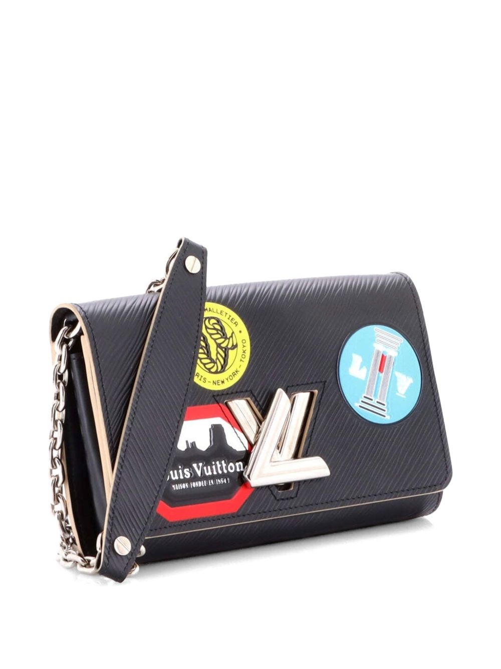 Twist Chain Wallet Limited Edition World Tour Epi Leather crossbody bag