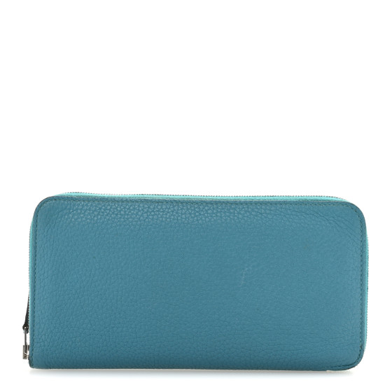 Hermes Togo Azap Wallet Turquoise