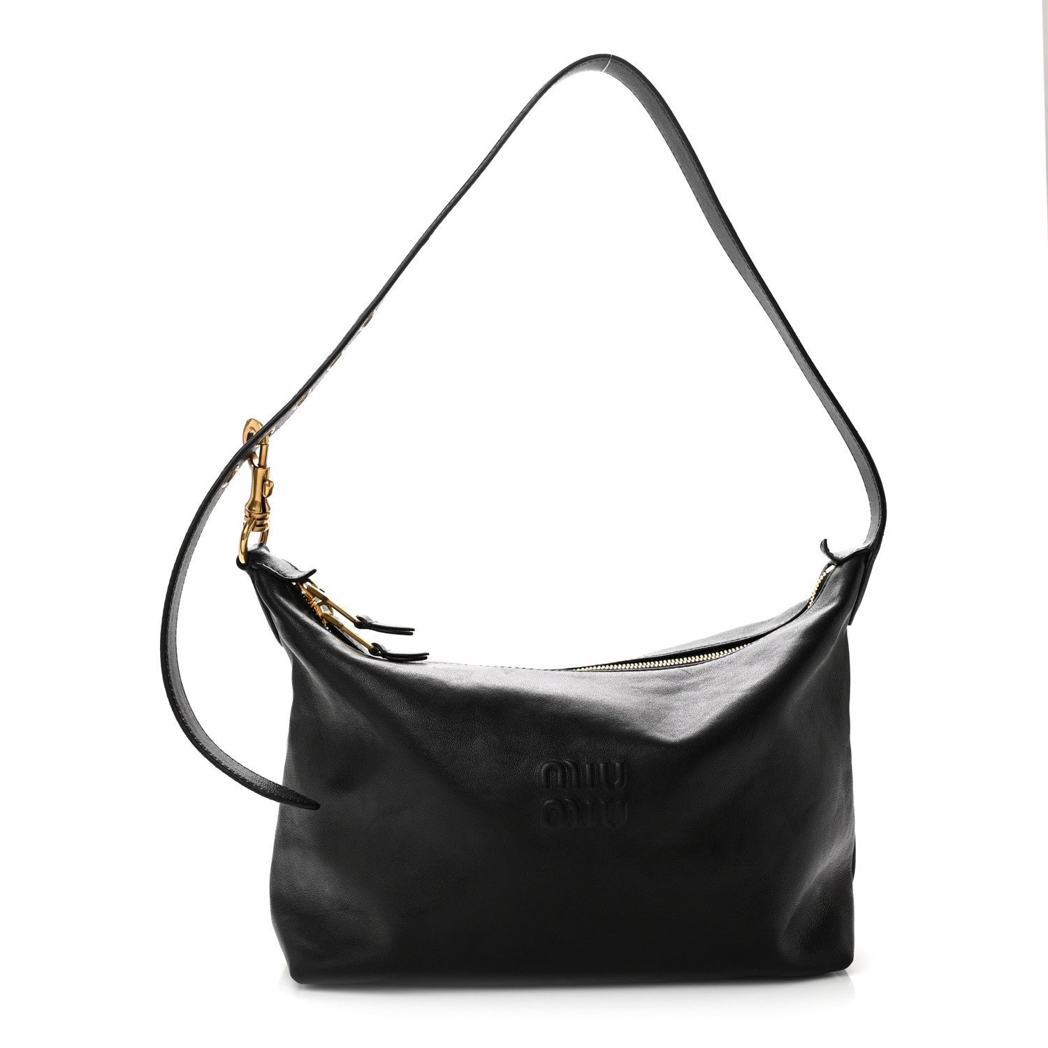 Miu Miu Nappa Spirit Bag Black