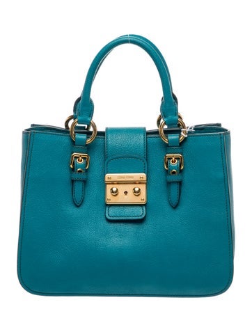 Leather Top Handle Bag