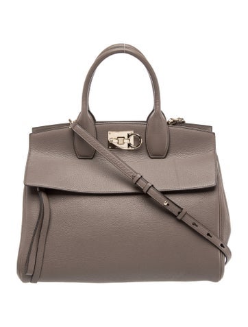 Leather Salvatore Studio Bag Large