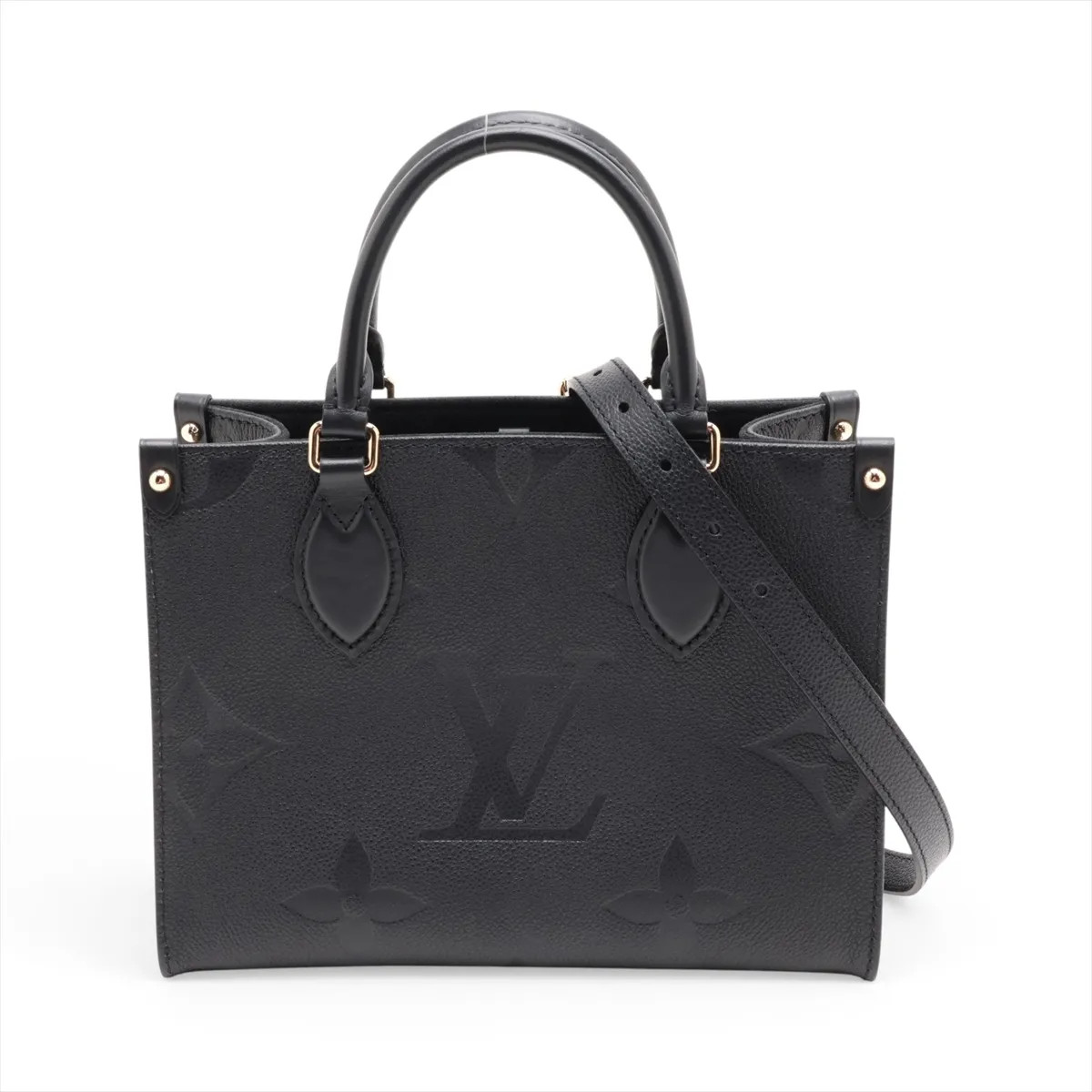 Louis Vuitton monogram empreinte On the Go PM M45653 Black There was an RFID res