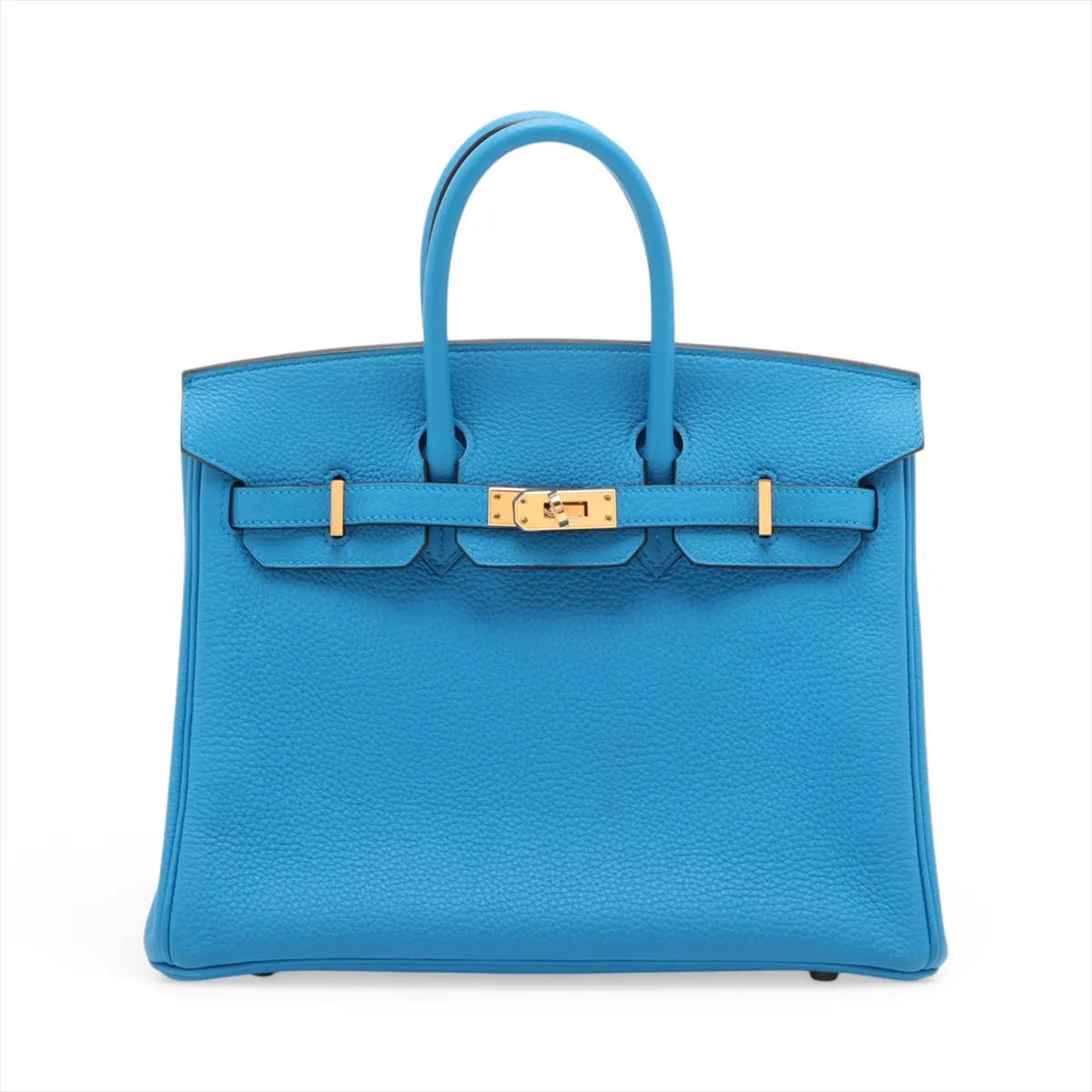 Hermès Birkin 25 Le Tournay Togo blue zanzibar Gold Metal Fittings