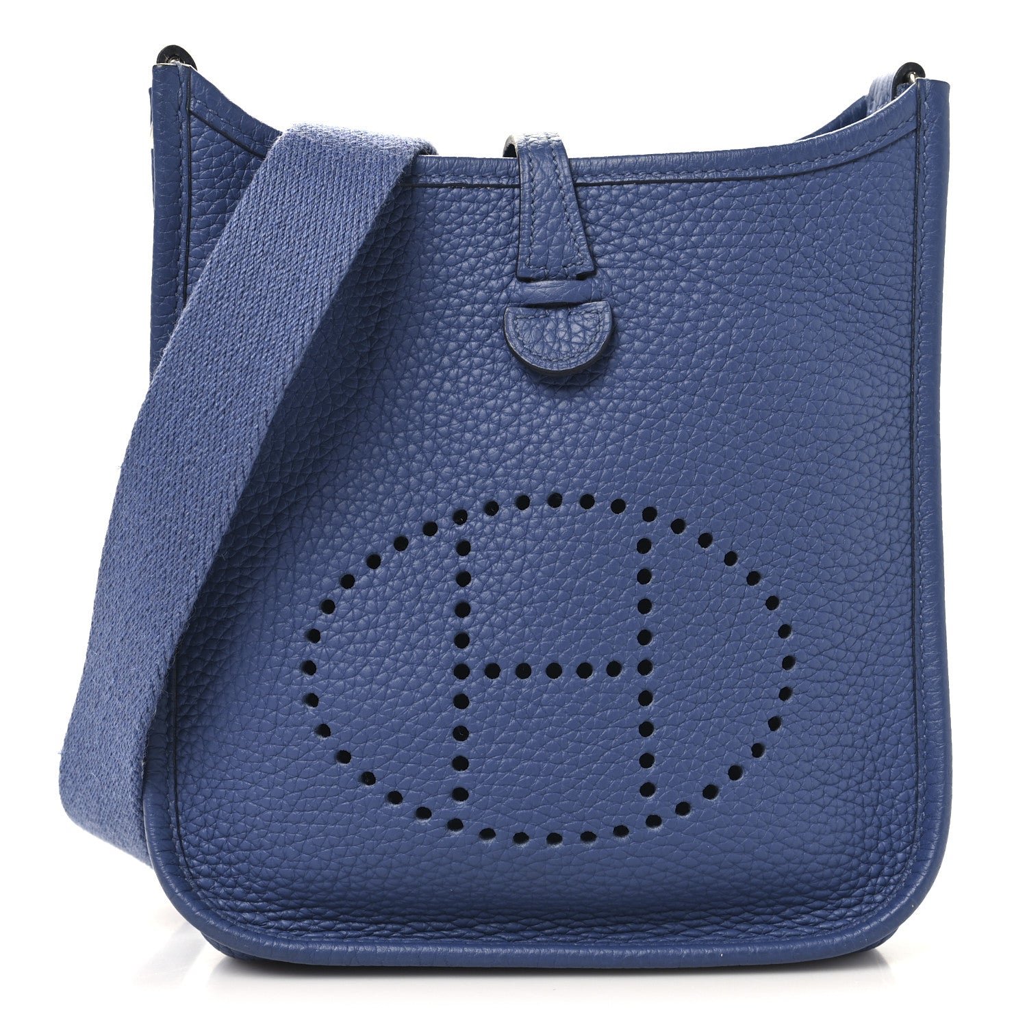 Hermes Taurillon Clemence Evelyne TPM Bleu Brighton