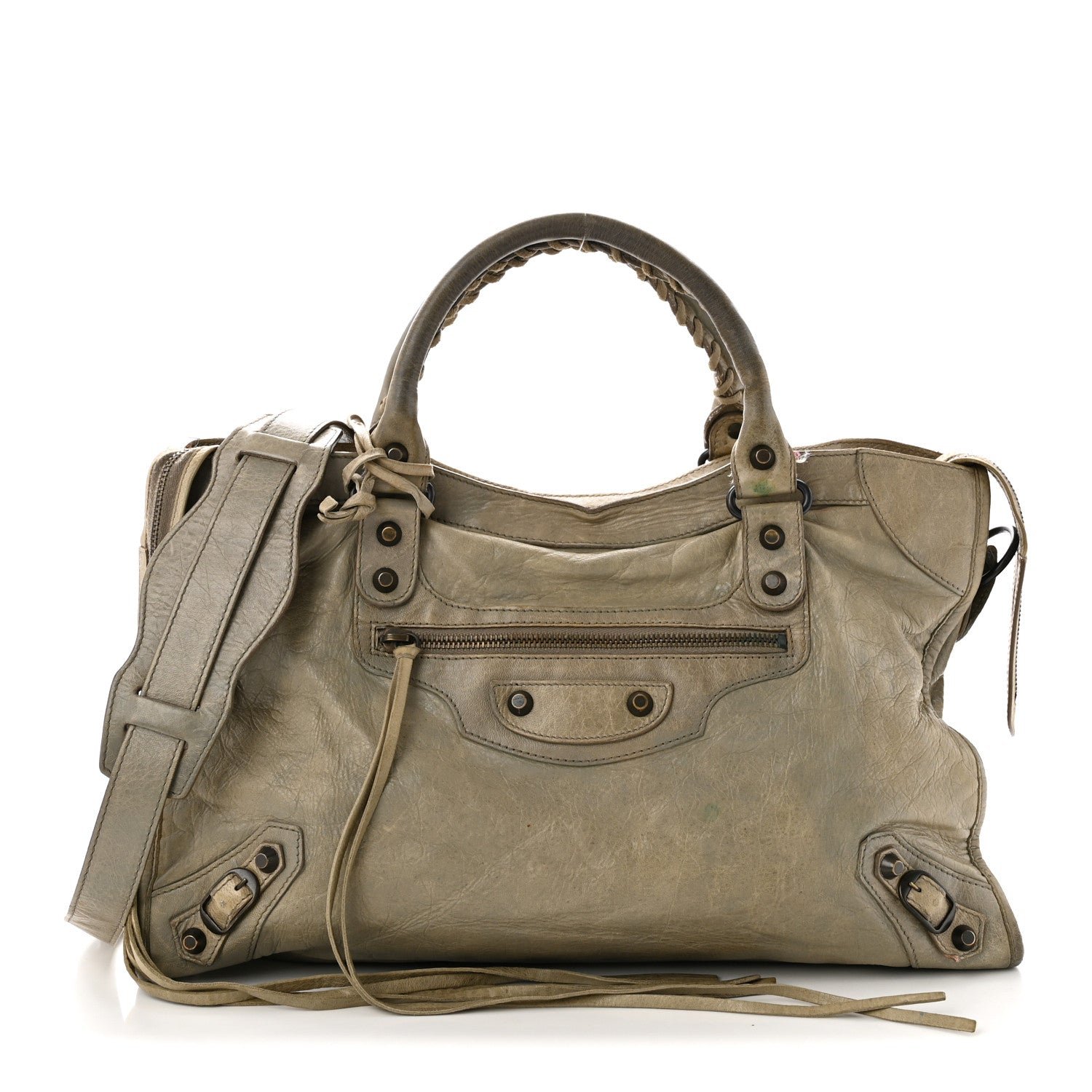 Balenciaga Agneau Classic Hardware City Gris Galet