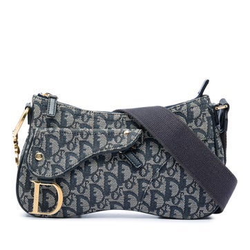 Diorissimo Trotter Canvas Double Saddle Crossbody