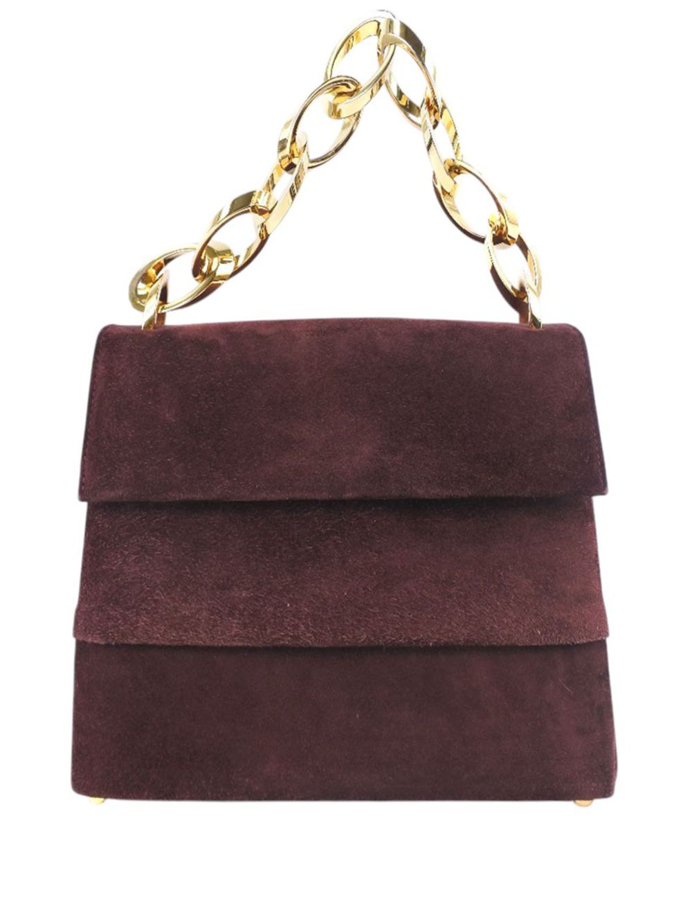 Ferragamo 2000-2026 Suede Chain satchel