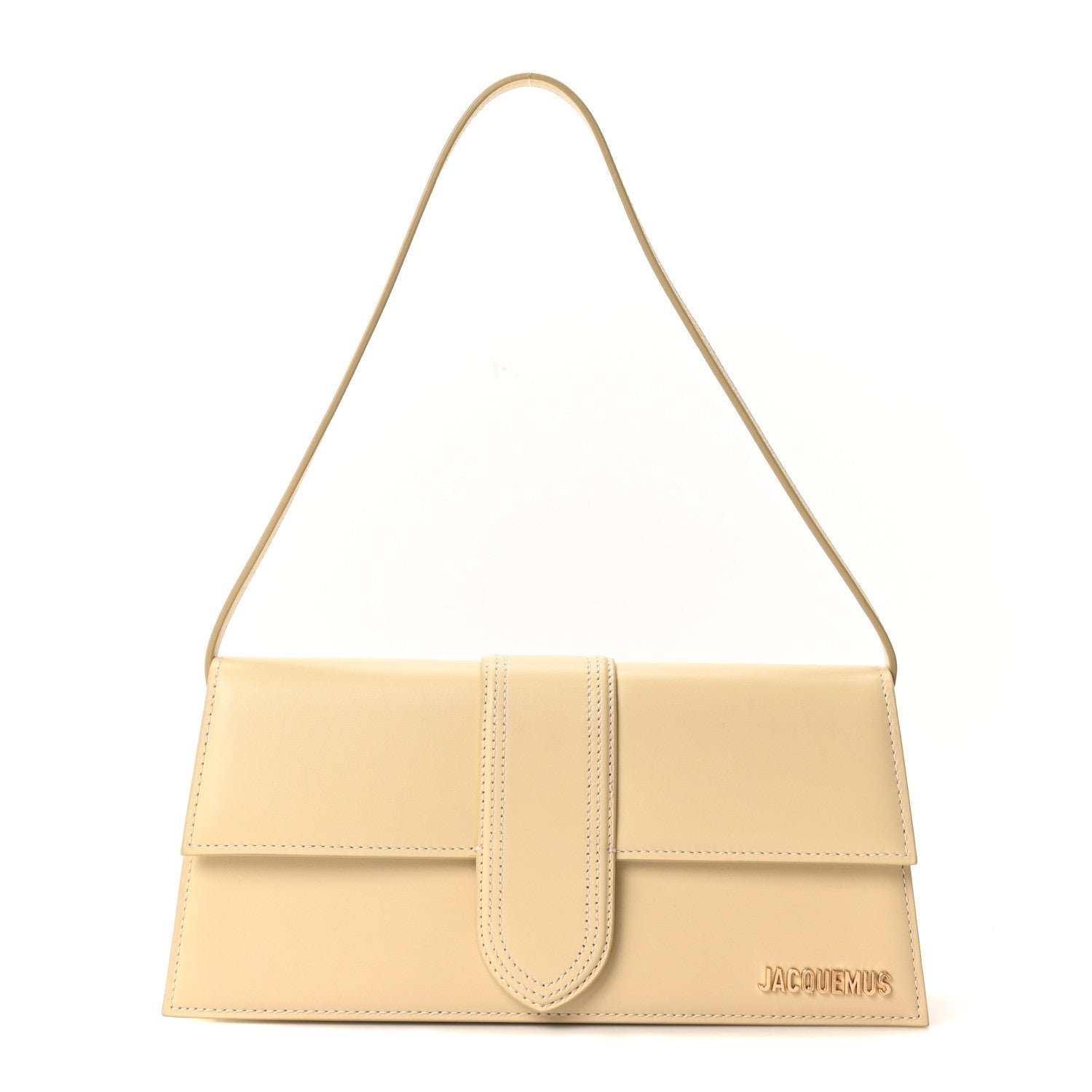 Jacquemus Smooth Calfskin Le Bambino Long Ivory