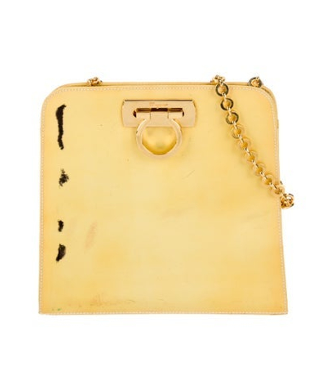 Salvatore Ferragamo Ferragamo Patent Leather Shoulder Bag