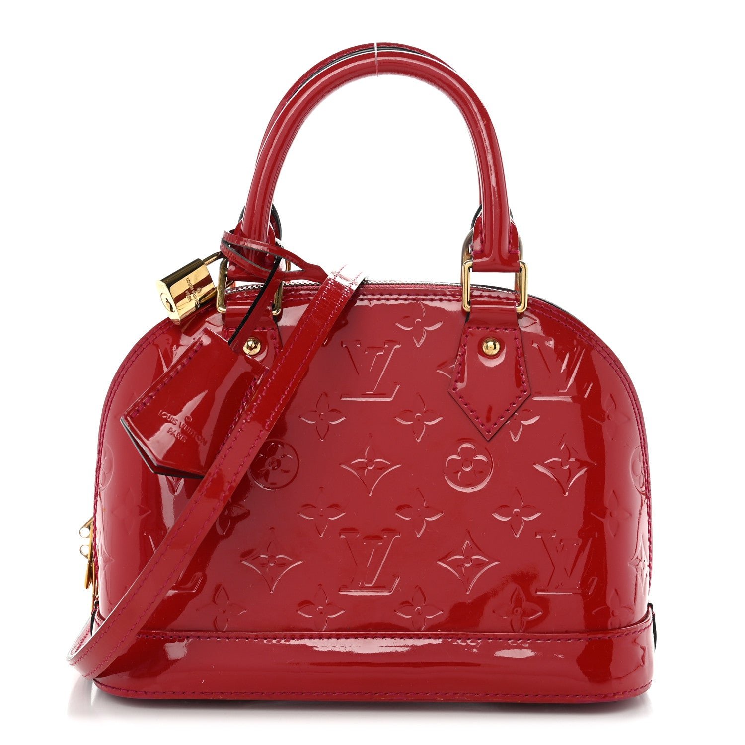 Louis Vuitton Vernis Alma BB Rose Indien