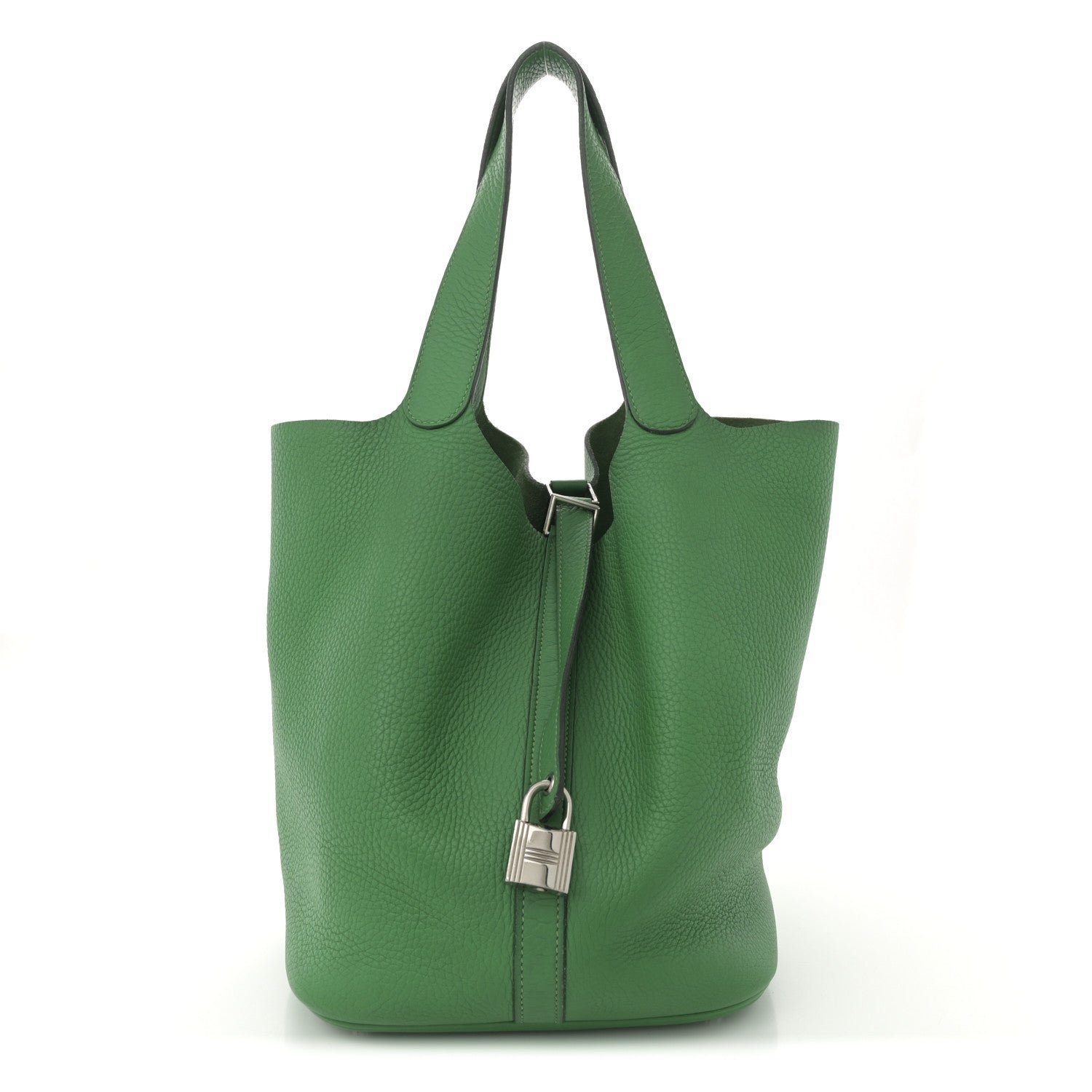 Hermes Taurillon Clemence Picotin Lock 26 GM Bamboo