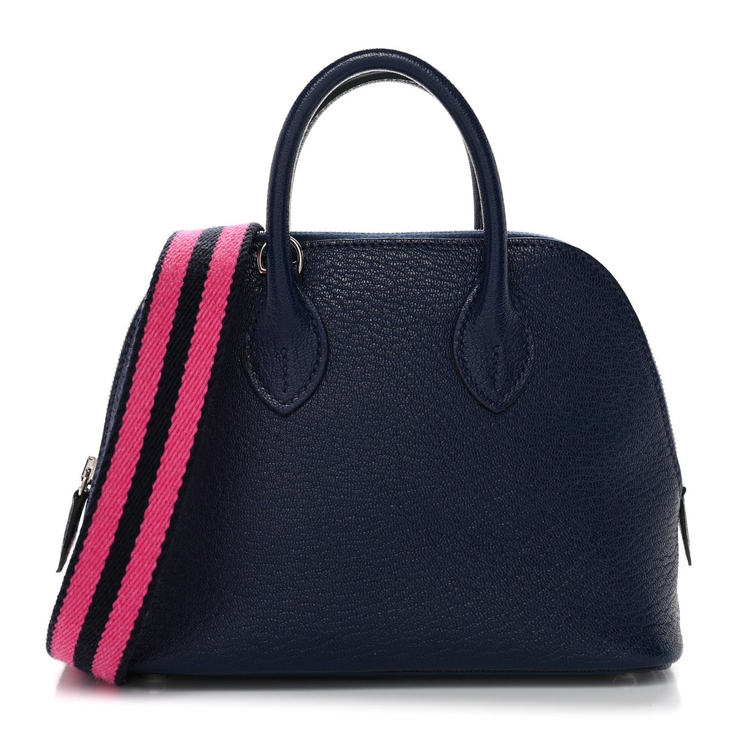 Hermes Chevre Mysore Mini 1923 Bolide Bleu Saphir Rose Shocking