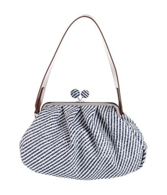 Max Mara Mara Raffia Shoulder Bag