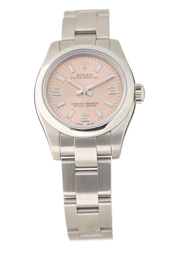 Stainless Steel Pink 3-6-9 Oyster Perpetual 176200 26mm