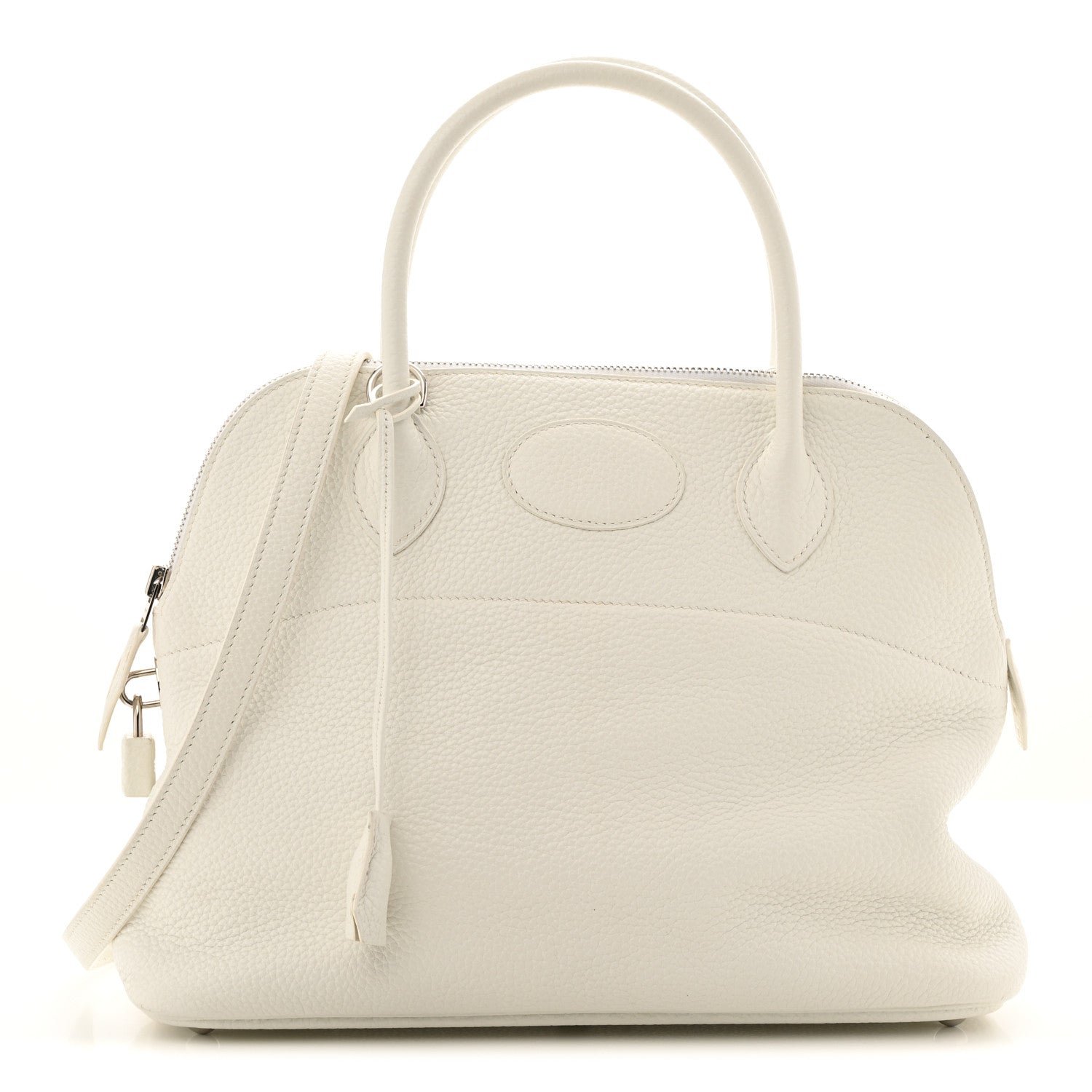 Hermes Taurillon Clemence Bolide 31 White