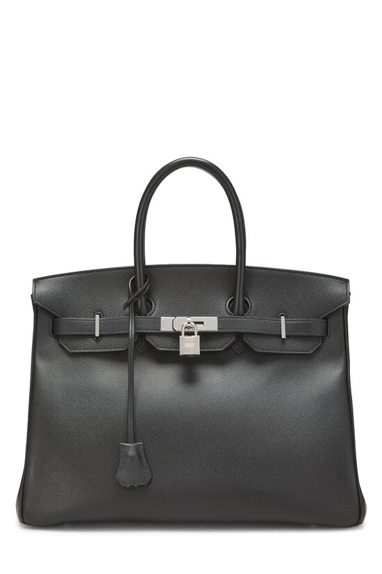 Hermes Black Epsom Birkin 35