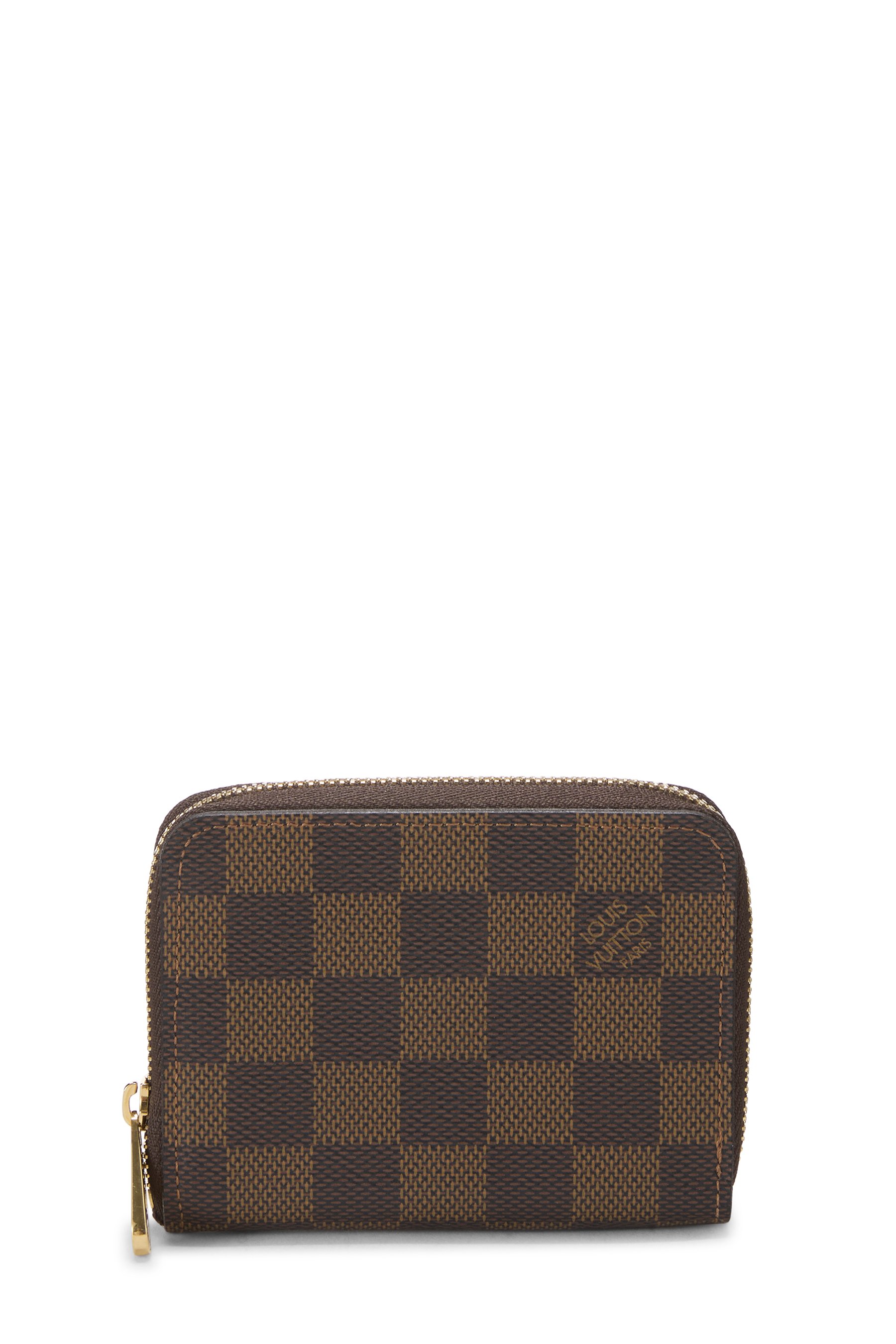 Damier Ebene Zippy Coin Purse