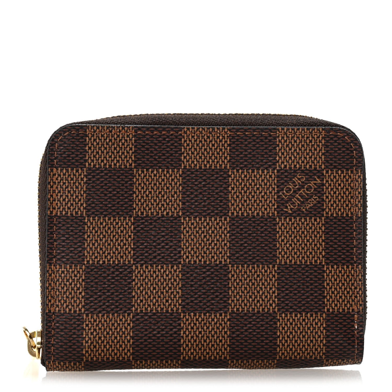 Louis Vuitton Damier Ebene Zippy Coin Purse Rose Ballerine