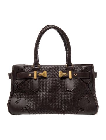 Intrecciato Shoulder Bag Vintage