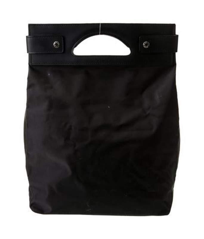 Lancel Nylon Top Handle Bag