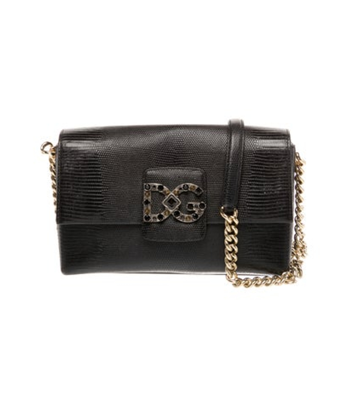 Dolce & Gabbana Gabbana Embossed Leather Clutch