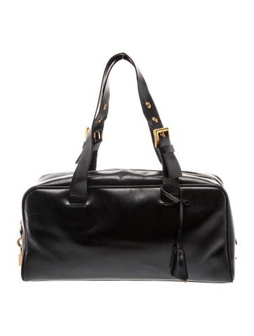 Enameled Metal Triangle Shoulder Bag