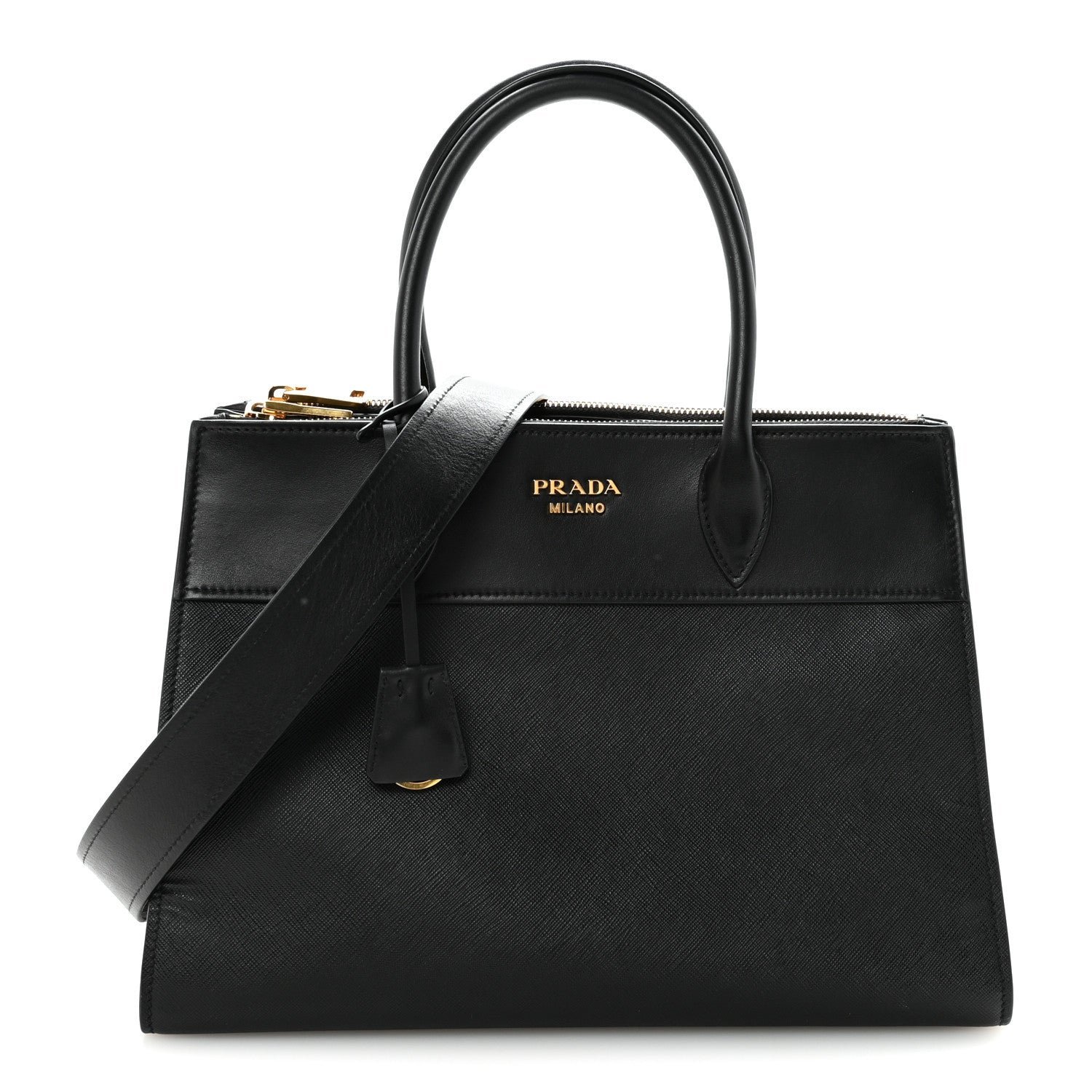 Prada Saffiano City Calfskin Paradigme Bag