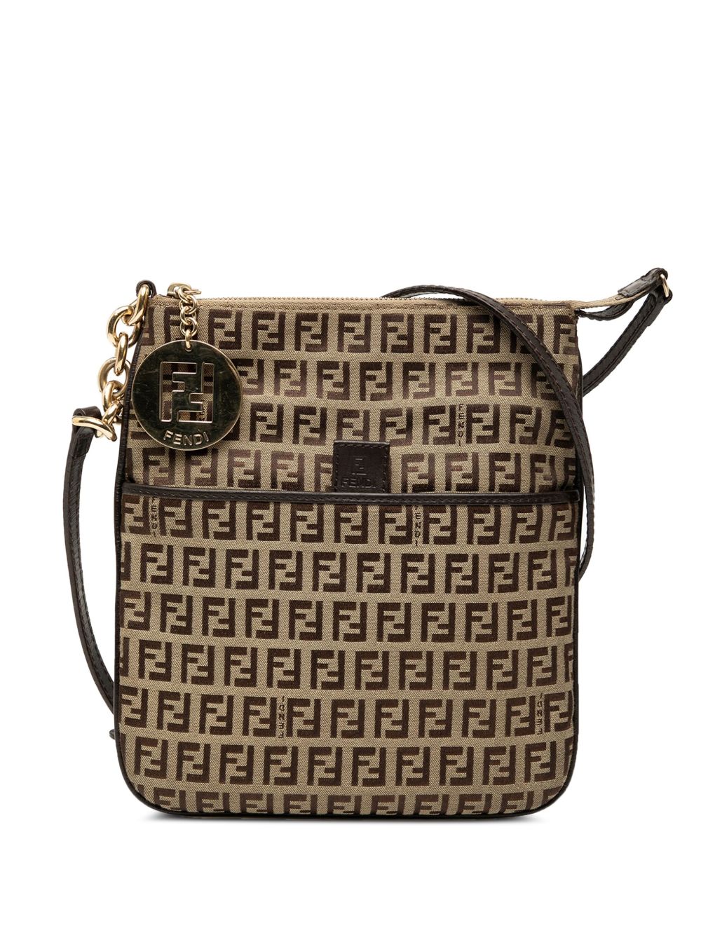2000-2010 Zucchino Coated Canvas Forever crossbody bag