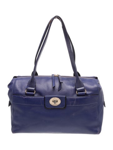 Leather Top Handle Bag