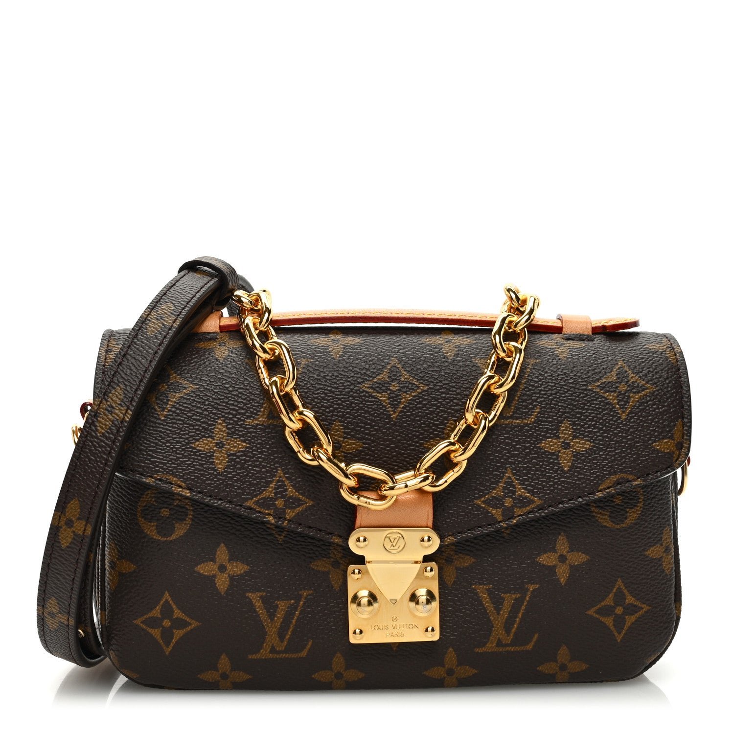 Louis Vuitton Monogram Pochette Metis East West