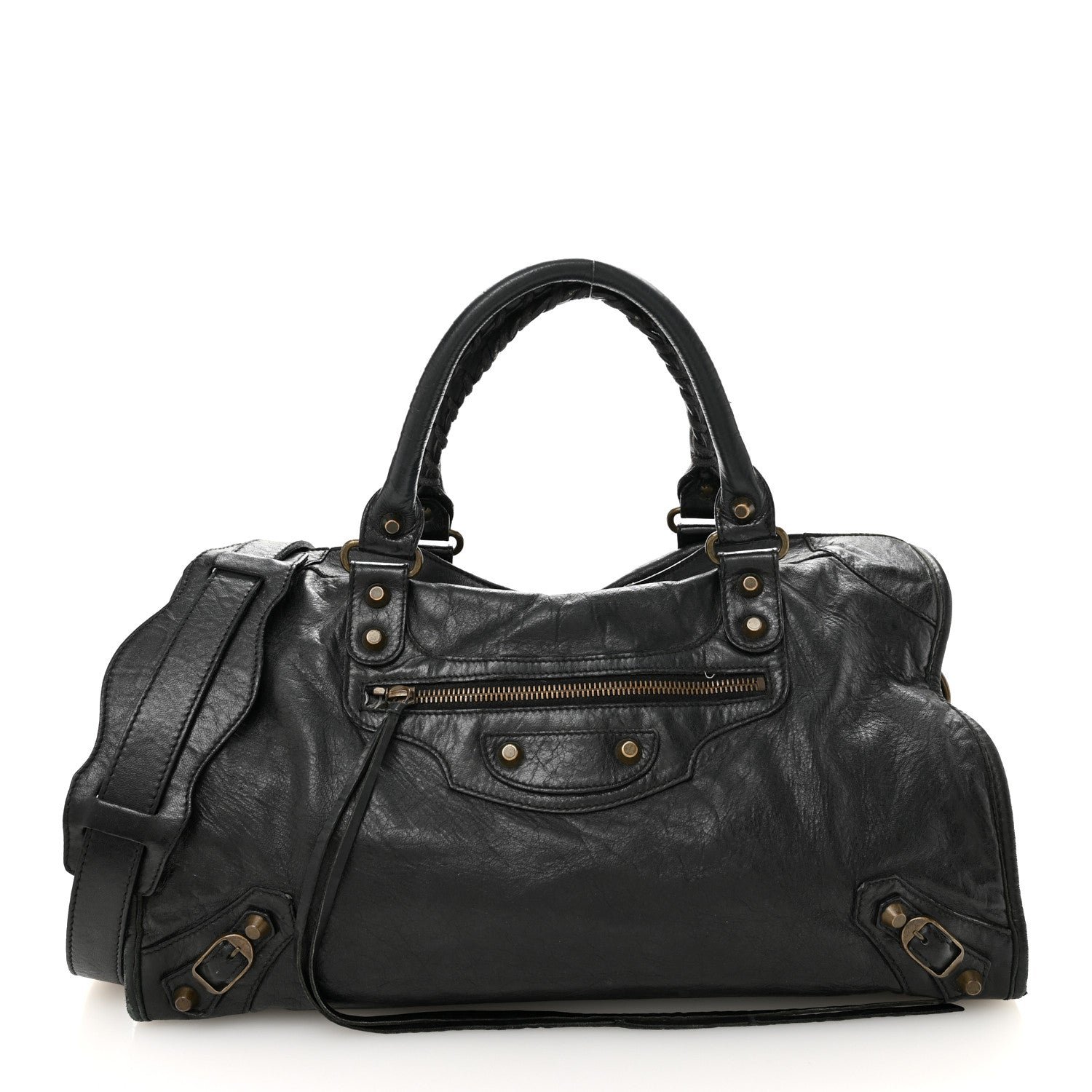 Balenciaga Agneau Classic Hardware City Black