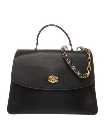 Leather Top Handle Bag