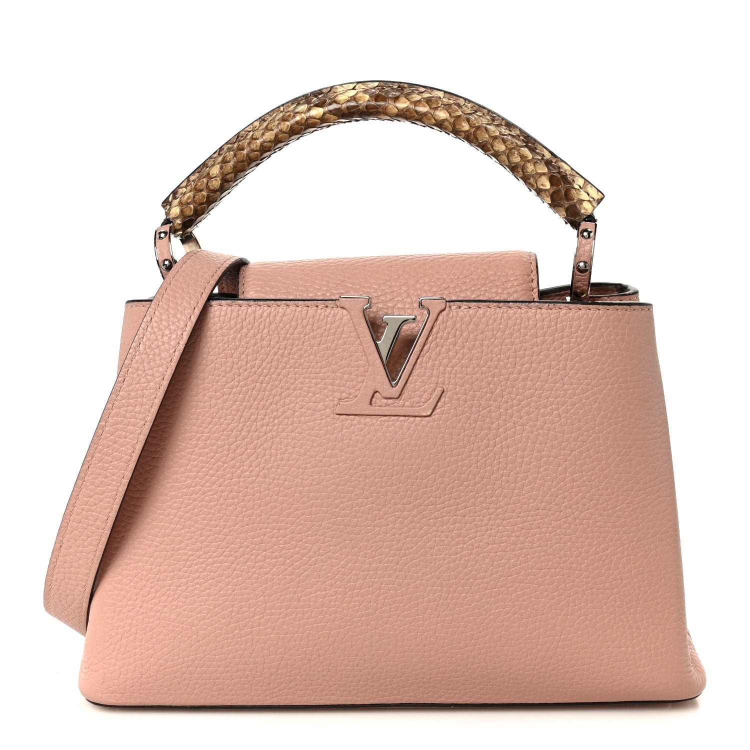 Louis Vuitton Taurillon Snakeskin Capucines BB