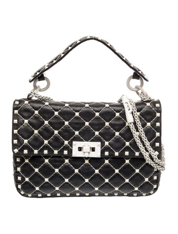 Valentino Rockstud Top Handle Bag
